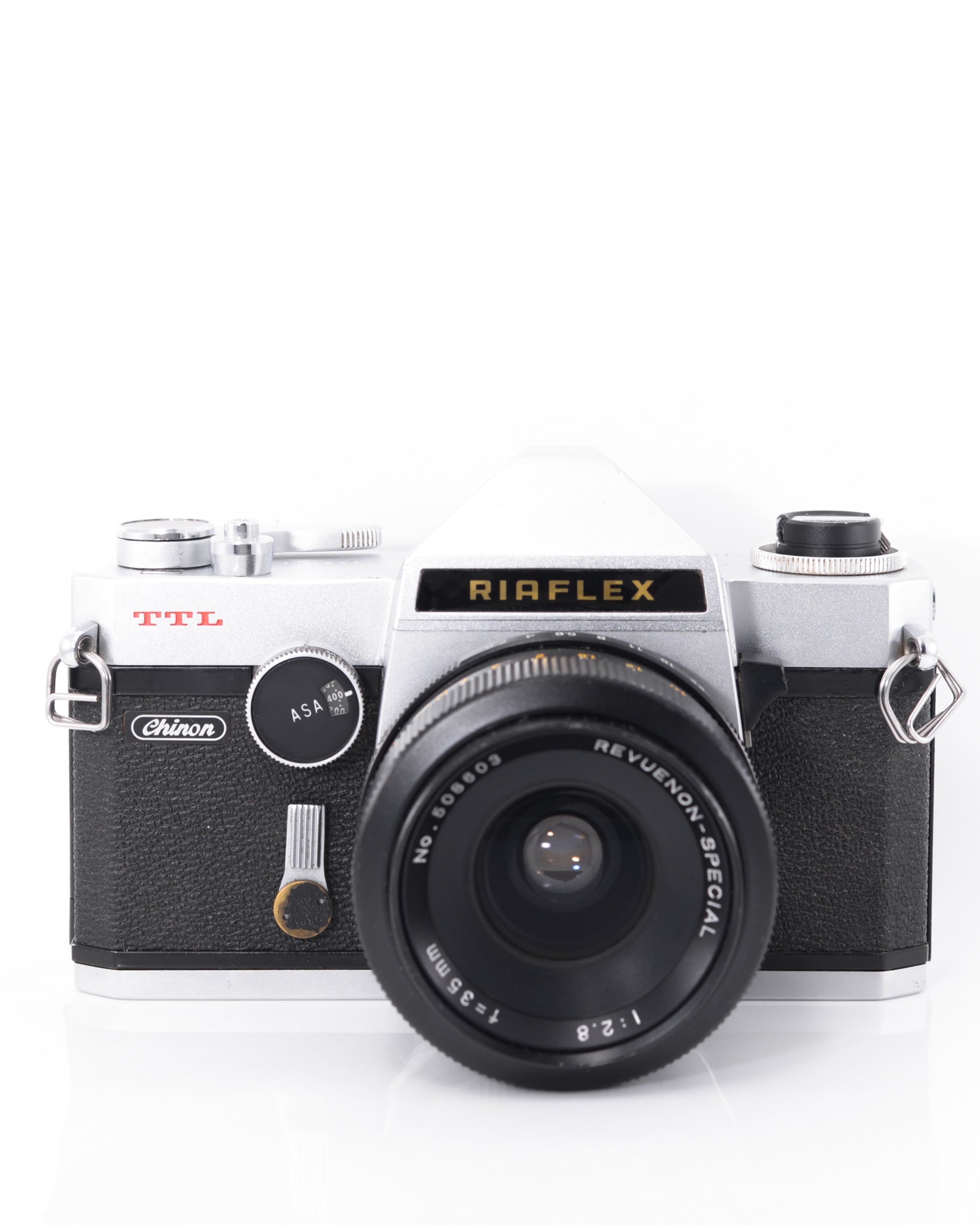 Chinon Riaflex TTL Reflex 35mm argentique avec 35mm f2.8 objectif