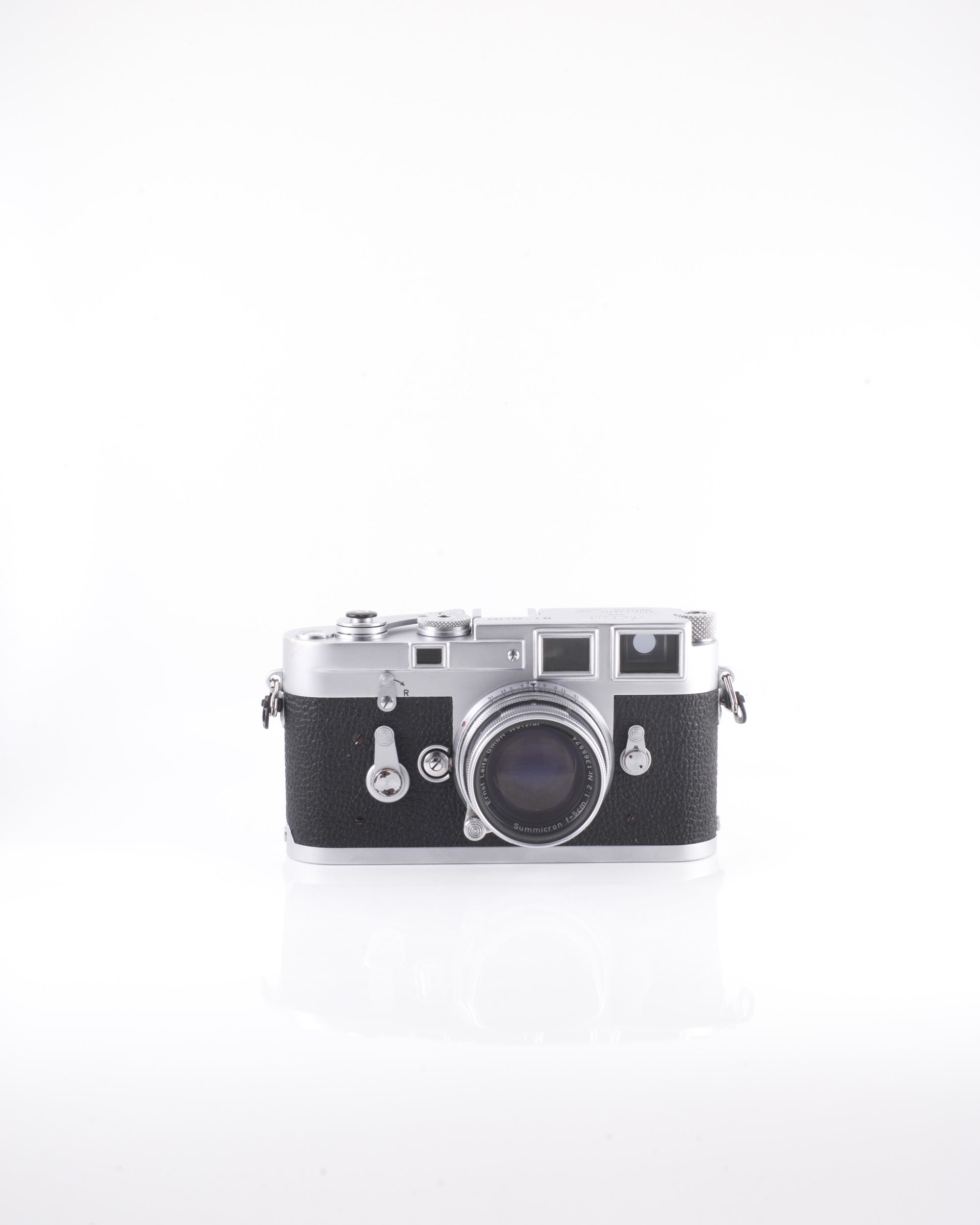 Leica M3 Télémétrique 35mm argentique avec 5cm f2 objectif