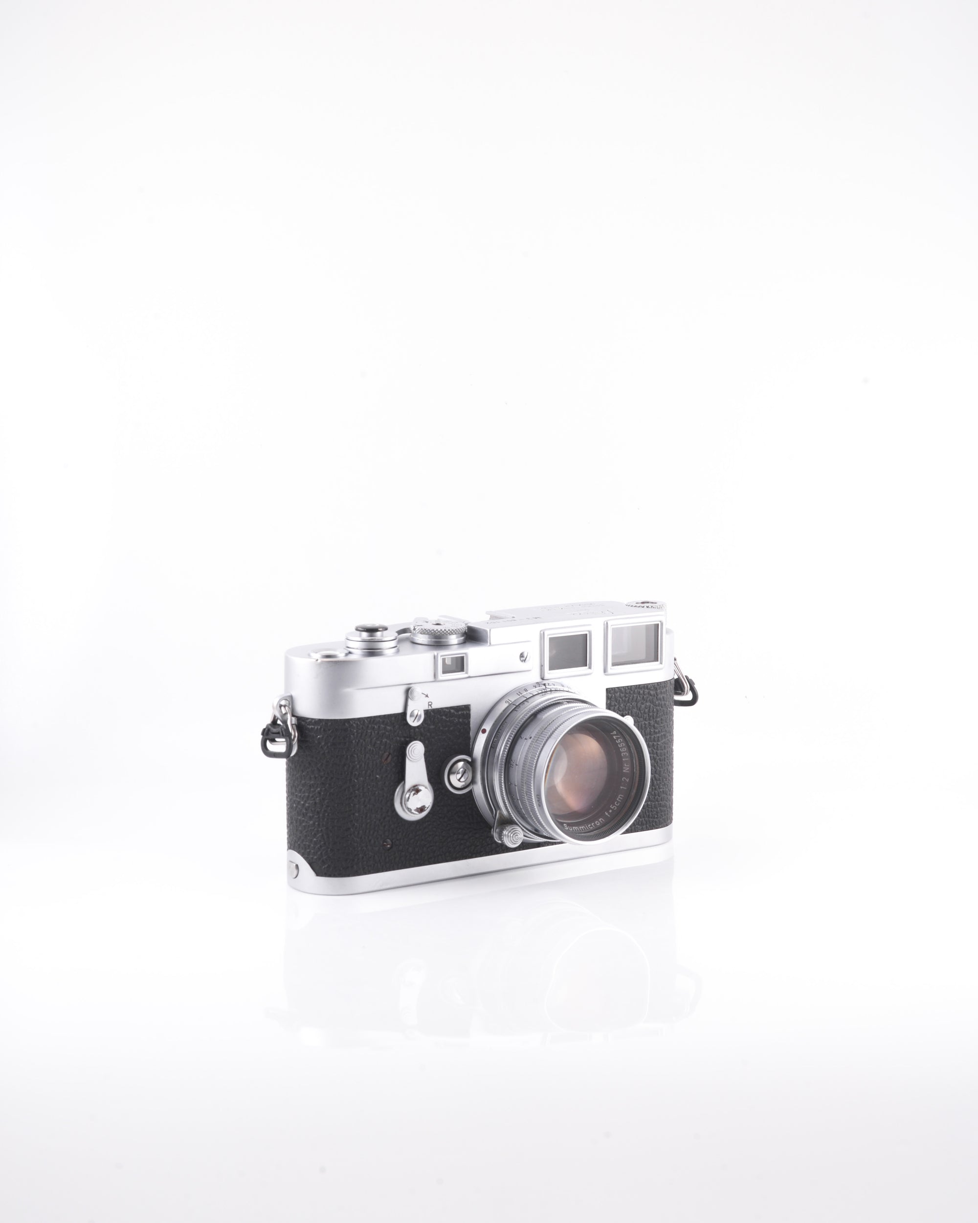 Leica M3 Télémétrique 35mm argentique avec 5cm f2 objectif